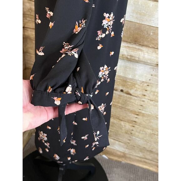 A NEW DAY FLORAL CLASSIC CASUAL CHURCH WEDDING GUEST LOOSE FLOWY DRESS SZ. MED - Picture 7 of 7